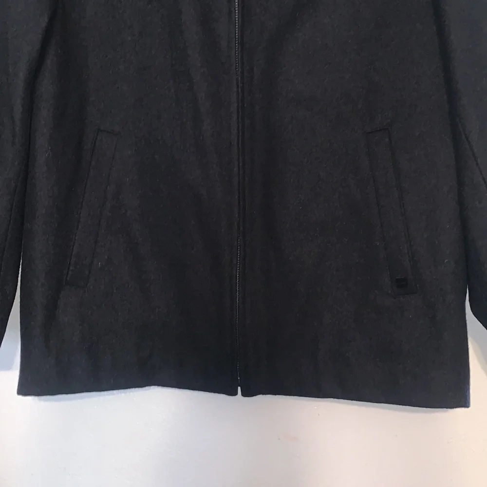 Mens Calvin Klein Wool Blend Pea Coat